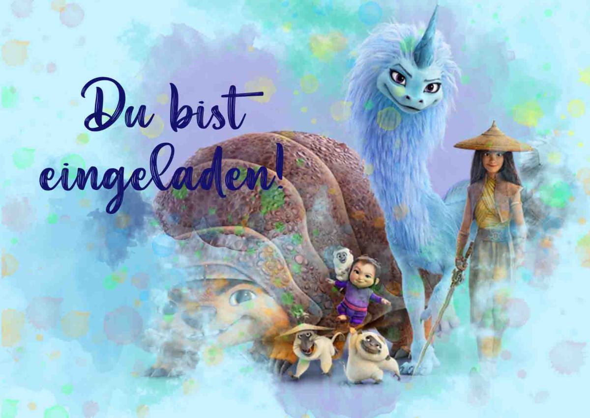 Raja-Einladungskarten